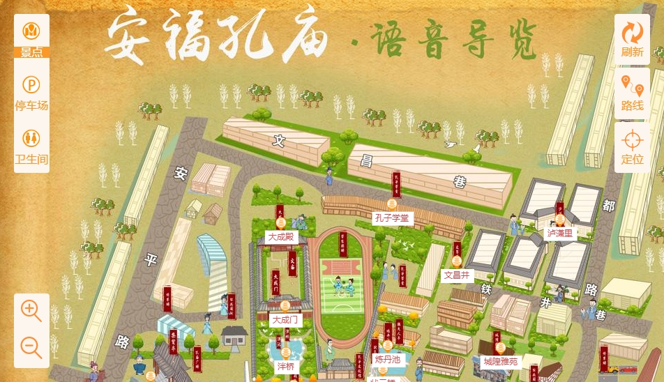 闽侯手绘地图：智慧景区智能化服务的延伸